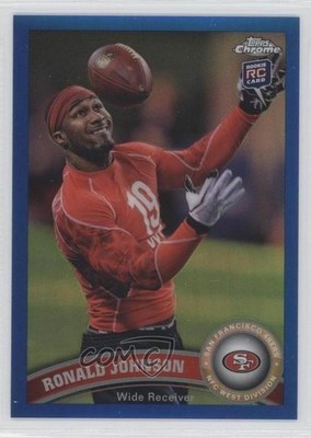 2011 Topps Chrome Blue Refractor 121/199 Ronald Johnson #204 Rookie RC 0w8