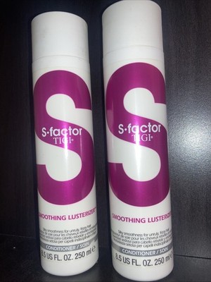*RARE*TIGI S-Factor Smoothing Lusterizer Conditioner2ct-8.45 oz ea DISCONTINUED!