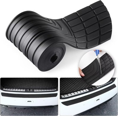 41inx3.4in Trimmable Rear Bumper Protector Trim Scuff Guard Universal For Mazda