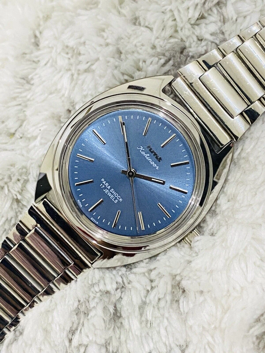 Vintage Rare Hmt Kohinoor Mechanical Manual Winding 17Jewel Men s Wrist Watch