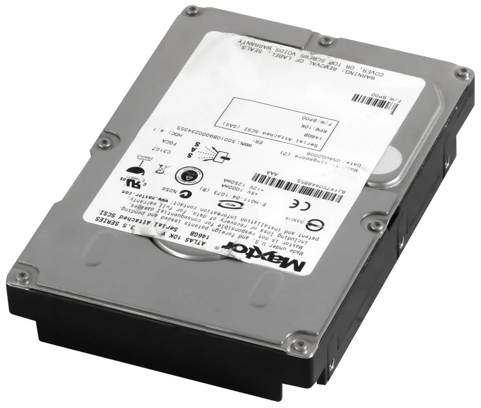 Hard Drive MAXTOR ATLAS 10K V 8J147S0 146GB 10000RPM 16MB CACHE SAS 3.5'' Inch - Image 2 of 3