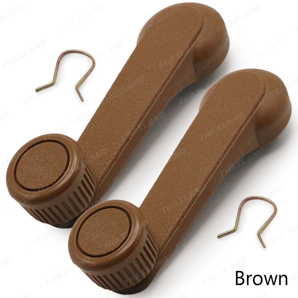 Pair Brown Windows Crank Handle For Mazda MagnumB2200 B2500 B2600 1985 1998 Foto 4 de 4