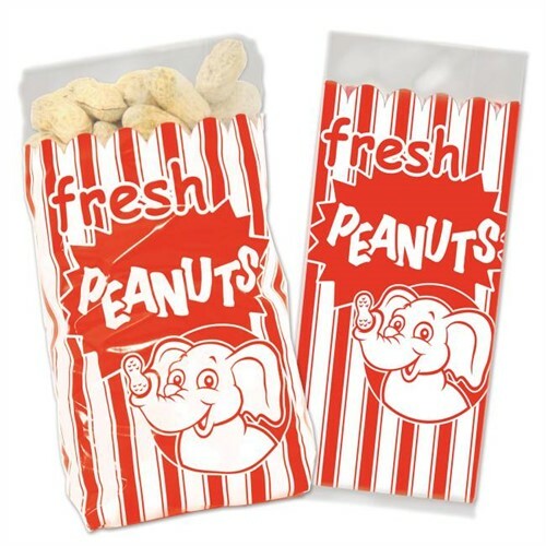 Peanut Bags 50 Pack Circus Baseball Birthday Party Decoration Supplies