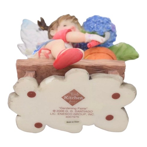 NUEVO My Little Kitchen Fairies JARDINERÍA HADAS Hortensia Maceta Banco Figura - Imagen 6 de 11