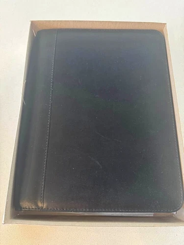McKinley Padfolio Binder Secure Zippered Closure Portfolio Real Leather