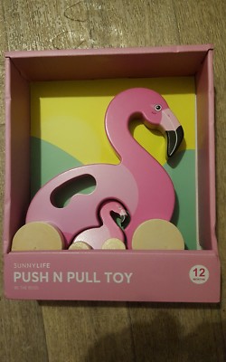 Flamingo Schiebe- und Ziehspielzeug - Sunnylife kostenloser Versand! 