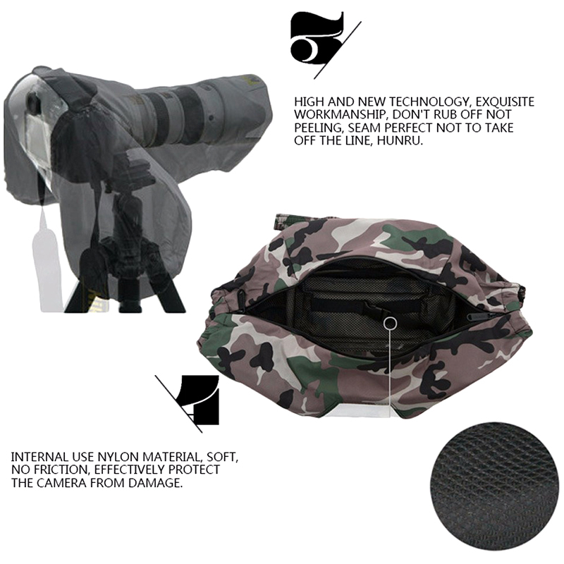 Universal Waterproof Camera Cover Protector Bag For Canon Nikon DSLR