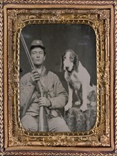 Decorative Poster.Interior wall art design.Home decor.Soldier with pet dog.11470