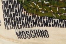 Écharpe/Étole Moschino Vintage En Soie Mousseline - 70x170 Cm, Jaune, Occasion