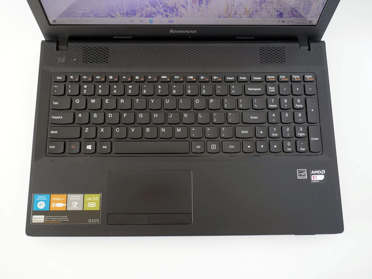 Lenovo G505 15.6in. Notebook AMD E1-2100, 320GB HDD, 4GB RAM, Win