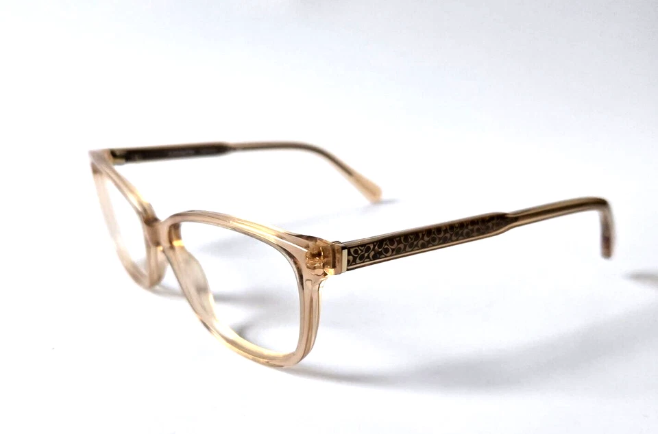 COACH HC6143 5561 NUEVO MARCO DE GAFAS CUADRADO CHAMPAGNE MUJER BORDE COMPLETO 52-15-140 Foto 3 de 4