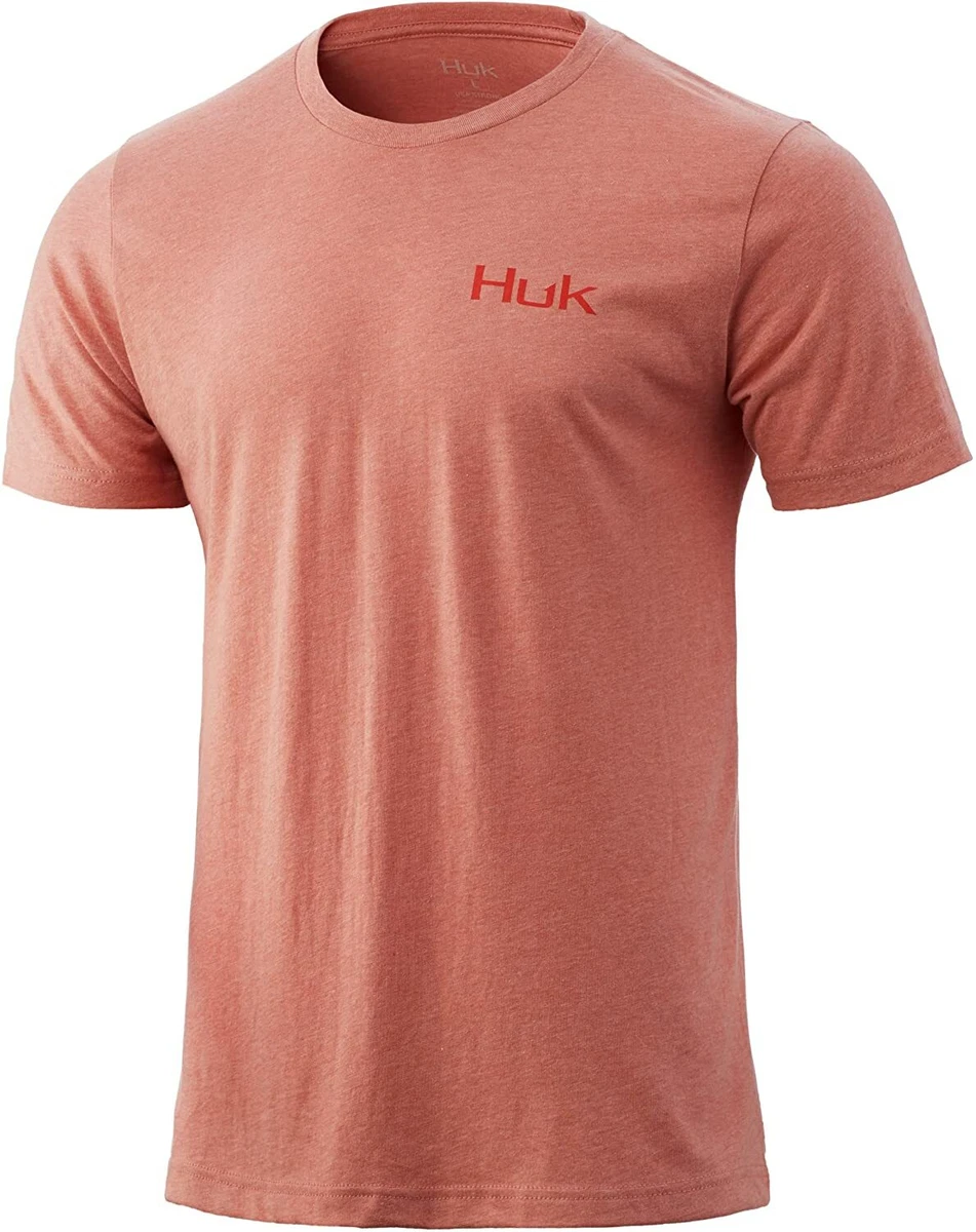 Huk Men s Beach Fishin Short Sleeve Tee Quick Dry Performance