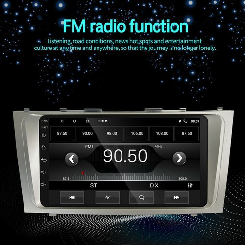 Car Radio Stereo For TOYOTA CAMRY 2007-2011 Android Apple Carplay WIFI GPS Navi - Picture 11 of 13