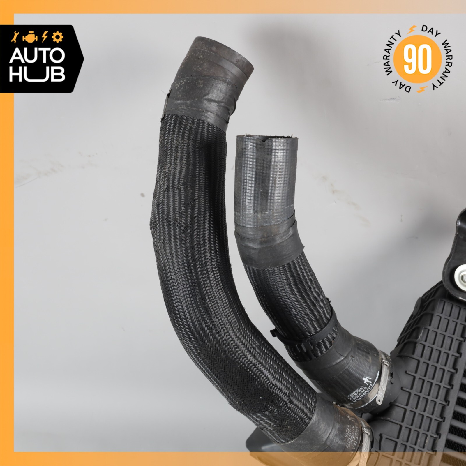 17-20 Maserati Quattroporte M156 Right Turbocharger Intercooler w/ Air Duct OEM