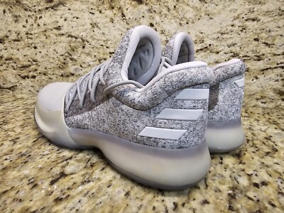 Adidas Harden Vol. 1 Basketball Silver Gray BY3480 Youth Big Kids