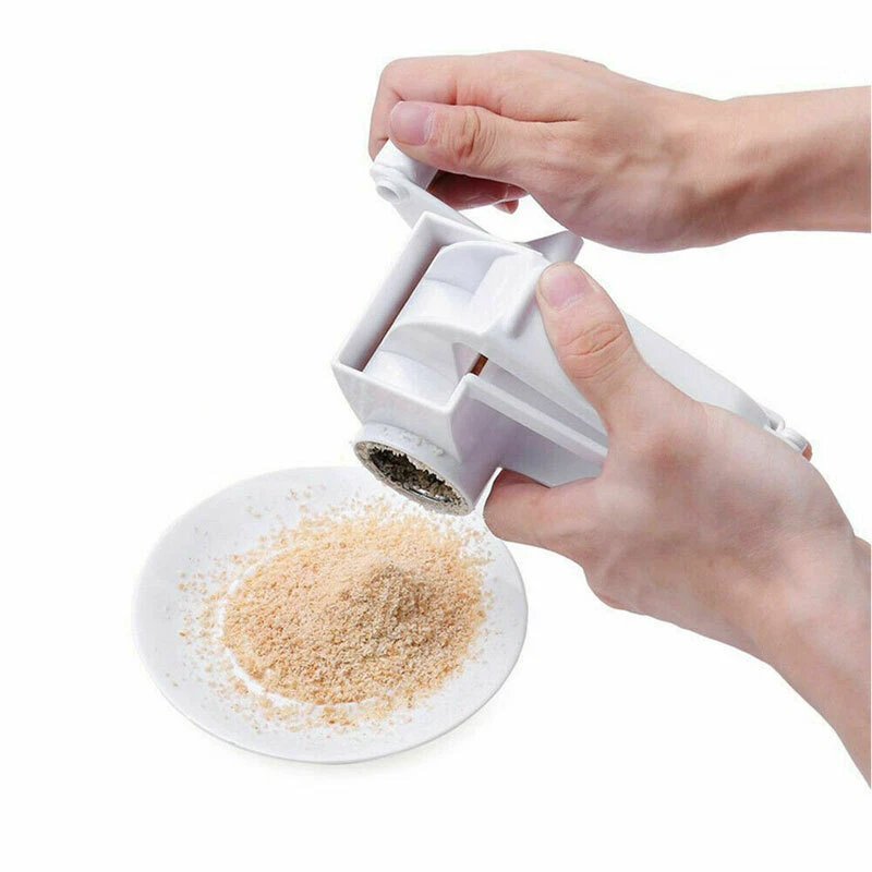 Stainless Steel Handheld Rotary Cheese Grater Shredder Cutter Kitchen Tool