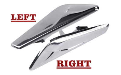 Finition Chrome Aile BMW X3 X4 - Garniture Chromée 51117338569 - Compatible F25 F26 2013-2017