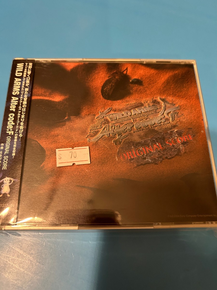 4-disc box set CD WILD ARMS Alter code: F ORIGINAL SCORE ost 