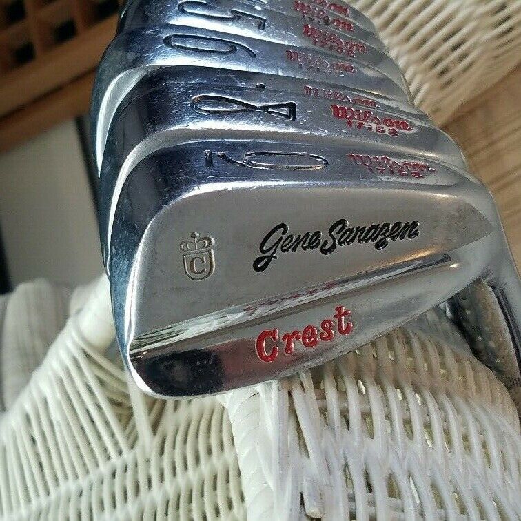 Wilson Gene Sarazen Crest 9 iron Regular Steel Shaft Reminder Grip Wilson Gene Sarazen Crest 9 iron Regular Steel Shaft Reminder Grip