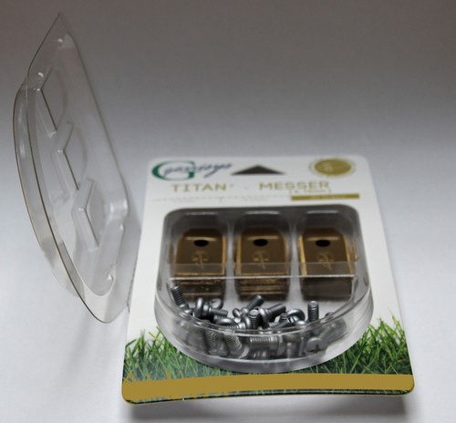 18 TITAN Ersatzmesser f Husqvarna Automower Gardena Mähroboter 0,45mm - Bild 5 von 6