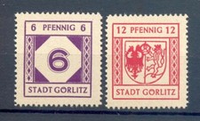 Lokal G&Ouml;RLITZ 6y+8y GUMMISORTE KLEINE KREISE** MNH POSTFRISCH 130EUR (71257