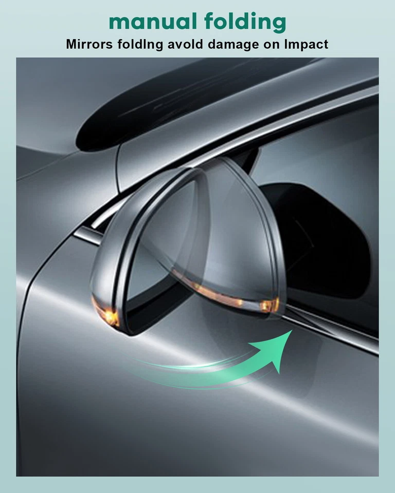 Espejos retrovisores plegables manuales 2 piezas para Chevrolet 1500 2500 3500 Silverado 1988-2000 Foto 4 de 4