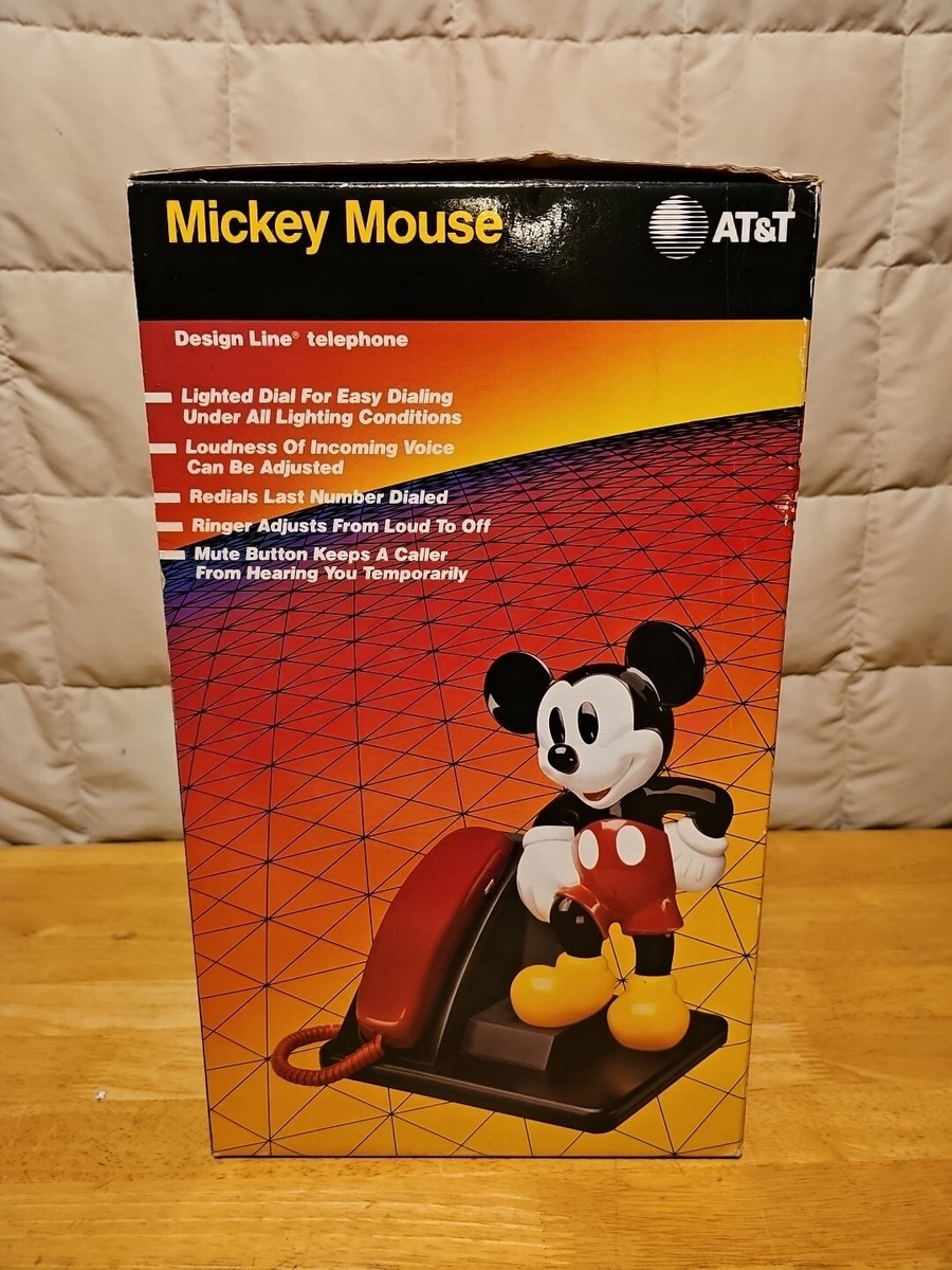Vintage 1990 AT&T Mickey Mouse Telephone for sale online | eBay