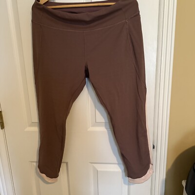 Calia Mauve Pink  Power Sculpt Luxe Active Leggings Size XL