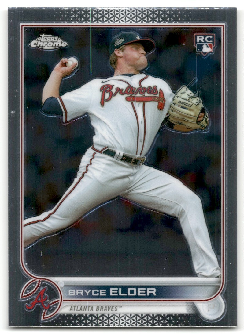 2022 Topps Chrome Update Bryce Elder #USC37 RC Atlanta Braves Baseball