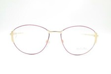 Vintage Nigura N 0877 Copper Gold Oval Glasses Frame Eyeglasses NOS