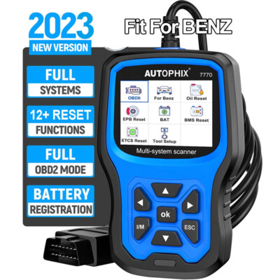  Autophix 7770 OBD2 Diagnosegerät Alle System EPB BMS SAS SRS für Mercedes Benz