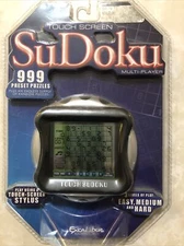 Excalibur Sudoku Touch Screen Game Multi-Player Stylus Handheld Electronic *NIP*