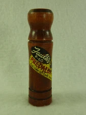 Vintage WOOD WOODEN Faulk's Predator Call P-60 Lake Charles Louisiana