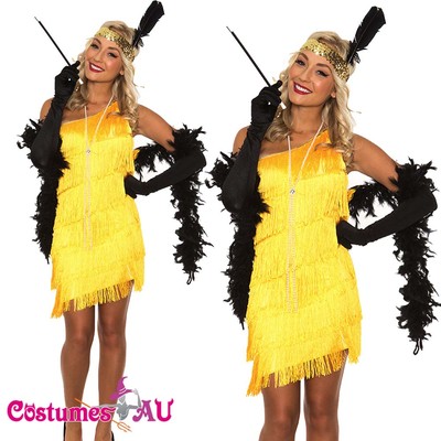 yellow gatsby dress