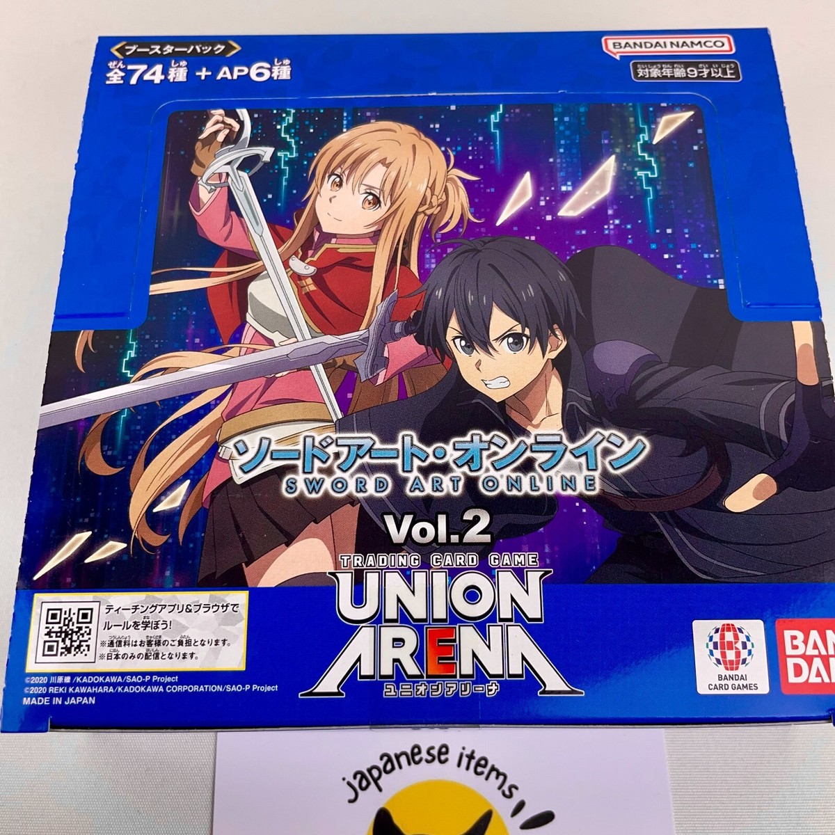 UNION ARENA Booster Box SWORD ART ONLINE Vol.2 EX08BT Factory