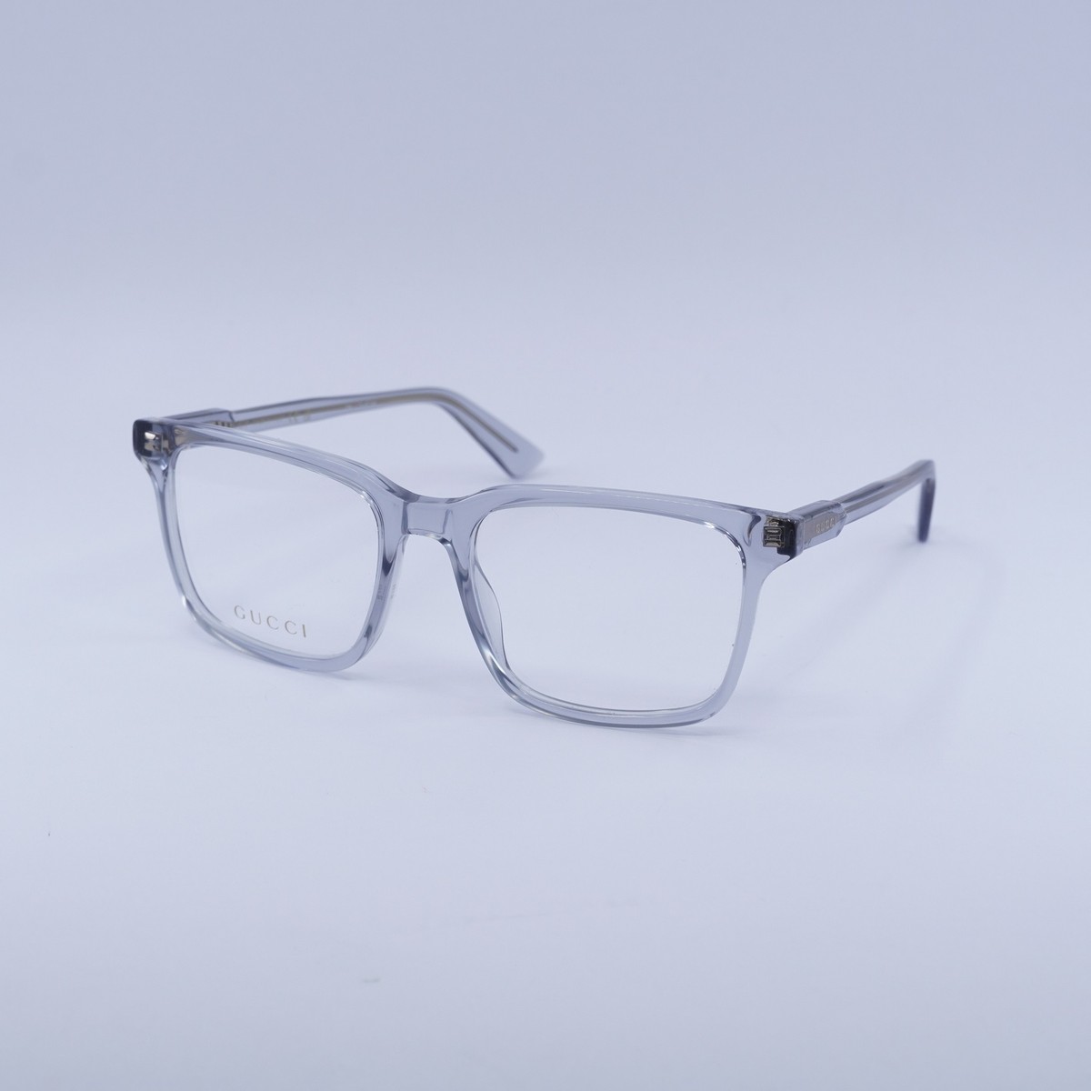 小物 archive Gucci Cat Clear Eyewear NEW Gucci GG1120O 005 Transparent Light Blue 55mm Eyeglasses | eBay