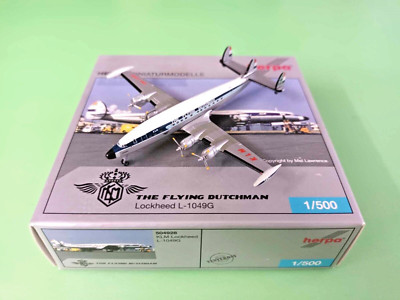 Herpa Wings 1:500 504928 KLM Lockheed L-1049G PH-LKK - METAL AIRCRAFT MODEL