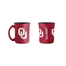 Oklahoma Sooners Boelter NCAA 15oz Cafe Coffee Mug(1)