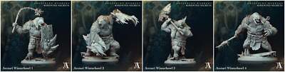 3D Printed Archvillain Games Arcturi Winterhowl Frostburn Horrors Rimewind