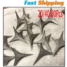 20/40/80Pcs Tire Puncture Triangle Pagoda Nail Spike Anti-theft Security Vehicle