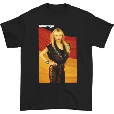 HOT NEW Doro T-shirt Black Cotton Unisex All Sizes S to 345Xl