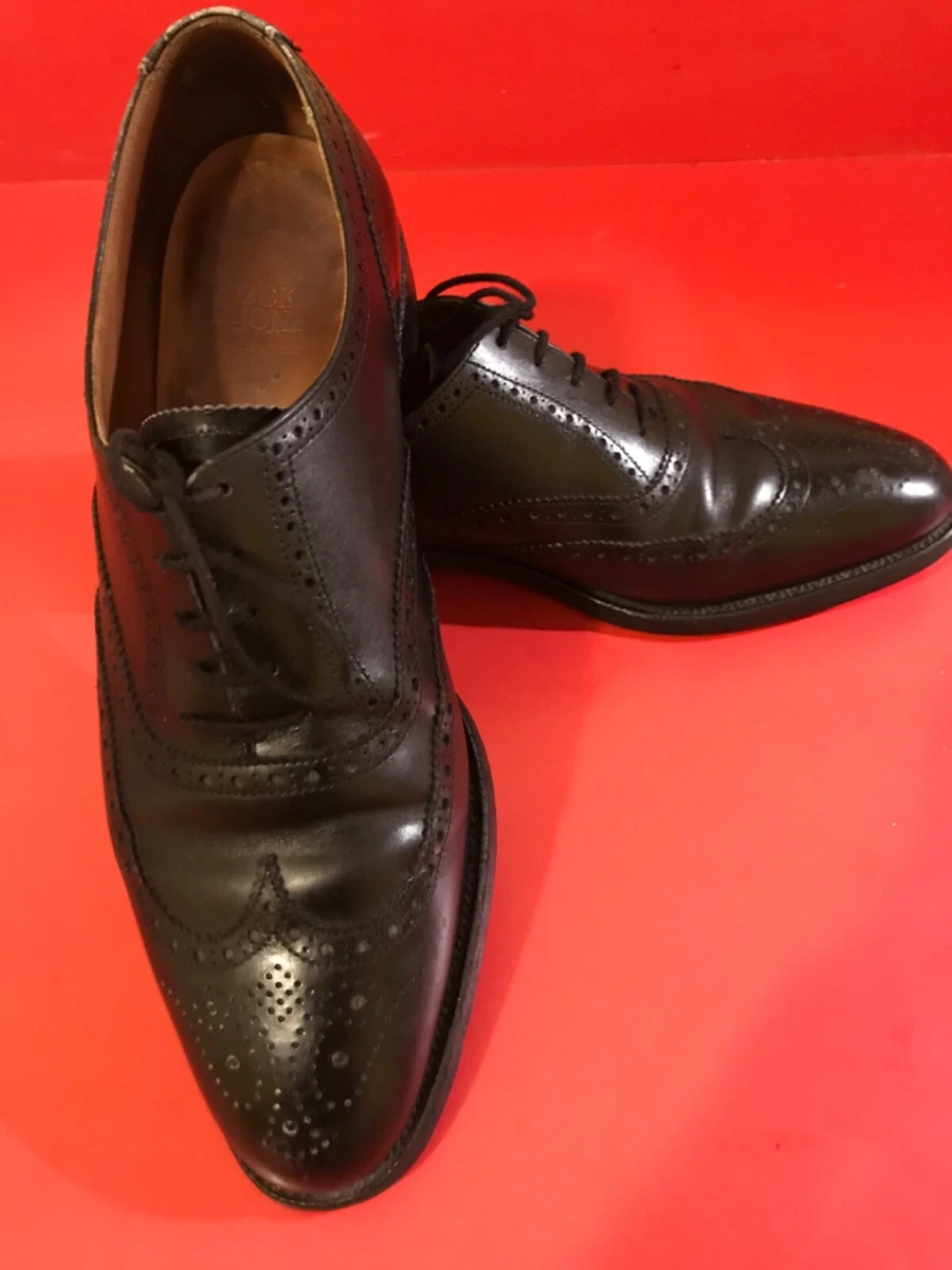 CROCKETT JONES Canterbury 9.5 US E WING TIP OXFORDS MADE IN