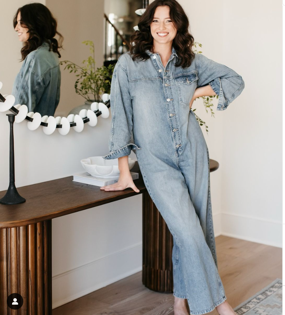 ZARA WOMEN TRF LONG DENIM JUMPSUIT 4365/280 Light BLue XS S NWT