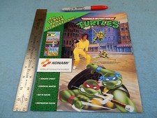 1989 Konami TEENAGE MUTANT NINJA TURTLES vide...