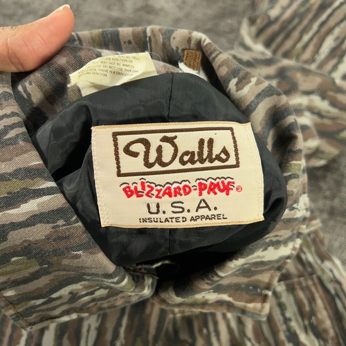 Vintage WALLS Blizzard Pruf Coveralls Mens XXL 2XL Realtree Insulated Hunting - Picture 4 of 20