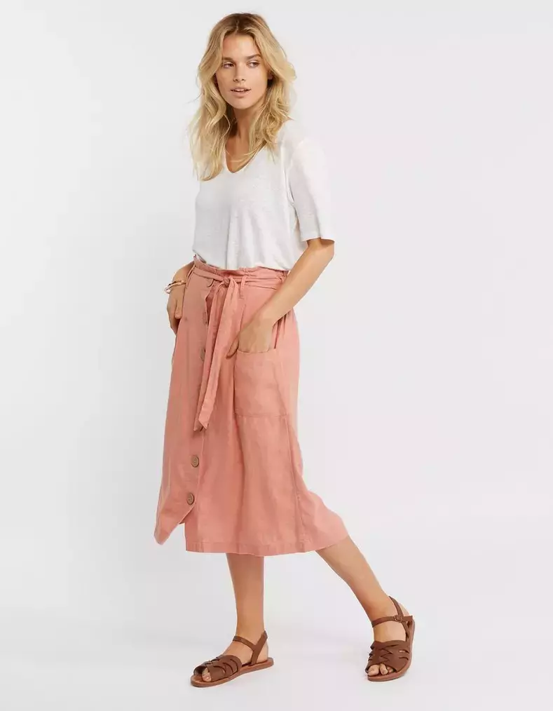 Linen top skirt ebay