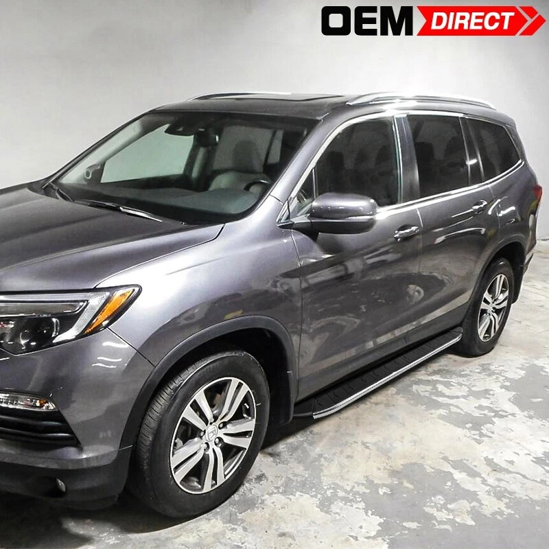 Fits 16-22 Honda Pilot YF5/6 OE Factory Style Running Boards LH RH Bars Aluminum Foto 2 de 4