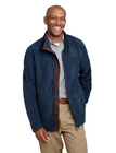 Mens Bonded Fleece Zip Jacket Faux Suede Trim Zipped Pockets by Champion