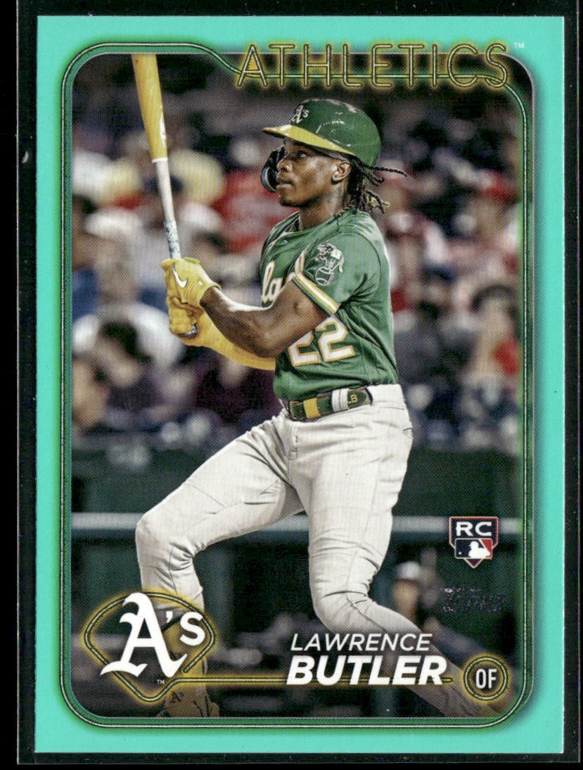 2024 Topps #676 Lawrence Butler Aqua