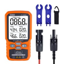ZIBOO FT-1000W Solar Panel Tester MPPT Meter - 1000W Max Power,